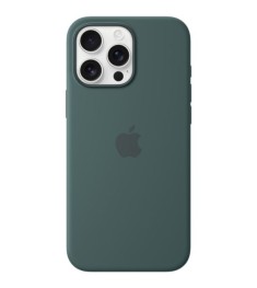 Чехол Silicone Case with MagSafe Apple iPhone 16 Pro Max (Lake Green)