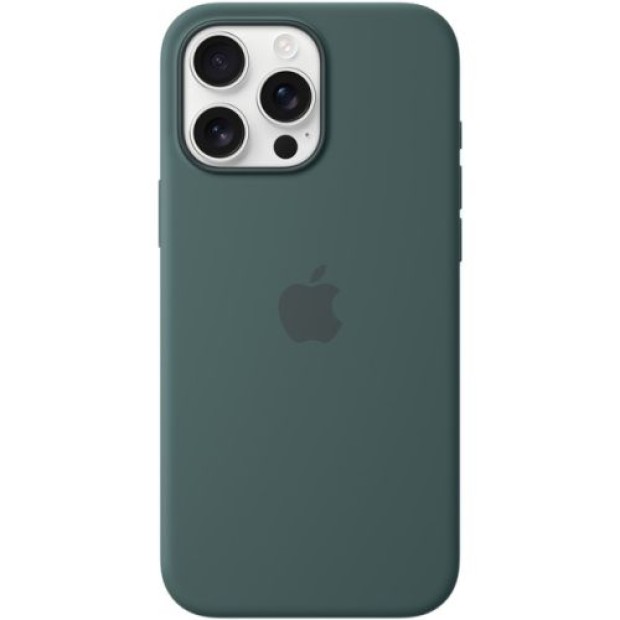 Чехол Silicone Case with MagSafe Apple iPhone 16 Pro Max (Lake Green)