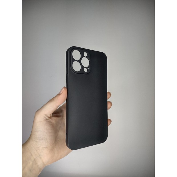 Силикон ShutCam Graphite Apple iPhone 13 Pro Max (Чёрный)