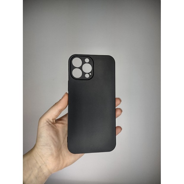 Силикон ShutCam Graphite Apple iPhone 13 Pro Max (Чёрный)