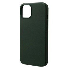 Чехол WAVE Premium Leather Edition Case with MagSafe iPhone 13 (Sequoia Green)