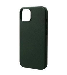 Чехол WAVE Premium Leather Edition Case with MagSafe iPhone 13 (Sequoia Green)