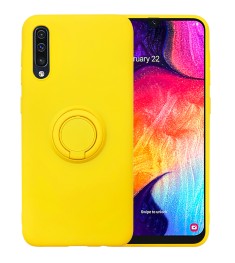 Чехол Ring Silicone Case Samsung Galaxy A30s / A50 / A50s (Жёлтый)