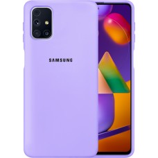 Силикон Original 360 Case Logo Samsung Galaxy M31S (2020) (Фиалковый)