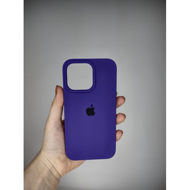 Силикон Original Round Case Apple iPhone 13 Pro (02) Ultra Violet