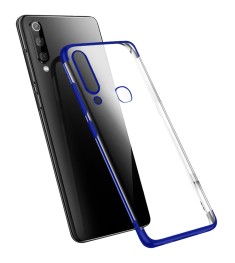 Силиконовый чехол UMKU Line Vivo Y15 / Y17 (Синий)