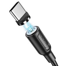 USB-кабель Borofone BX41 Silicone Magnetic (Type-C) (Чёрный)