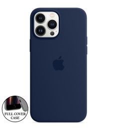 Силикон Original Round Case Apple iPhone 13 Pro Max (09) Midnight Blue