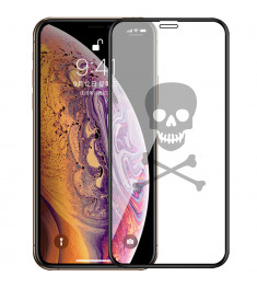 Защитное стекло 5D Picture Apple iPhone X / XS / 11 Pro Black (Skull)