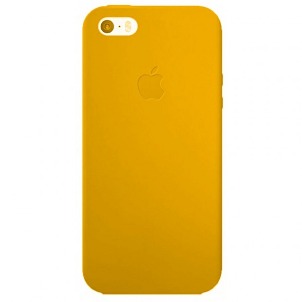 Силиконовый чехол Super Slim iPhone 5 (золотой)