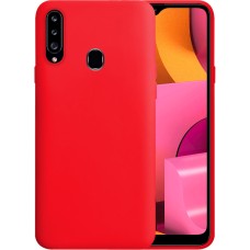 Силикон iNavi Color Samsung Galaxy A20s (2019) (Красный)