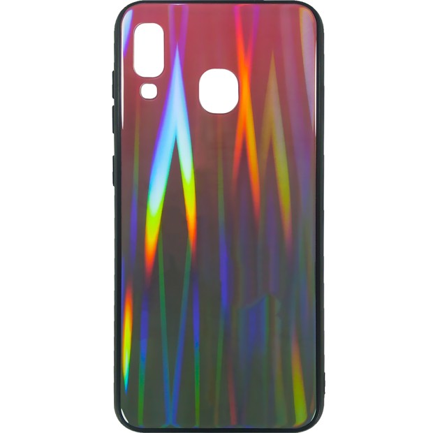 Накладка Gradient Glass Case Samsung Galaxy A30 (2019) (Красный)