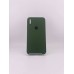 Силикон Original Square RoundCam Case Apple iPhone XS Max (73) Forest Green