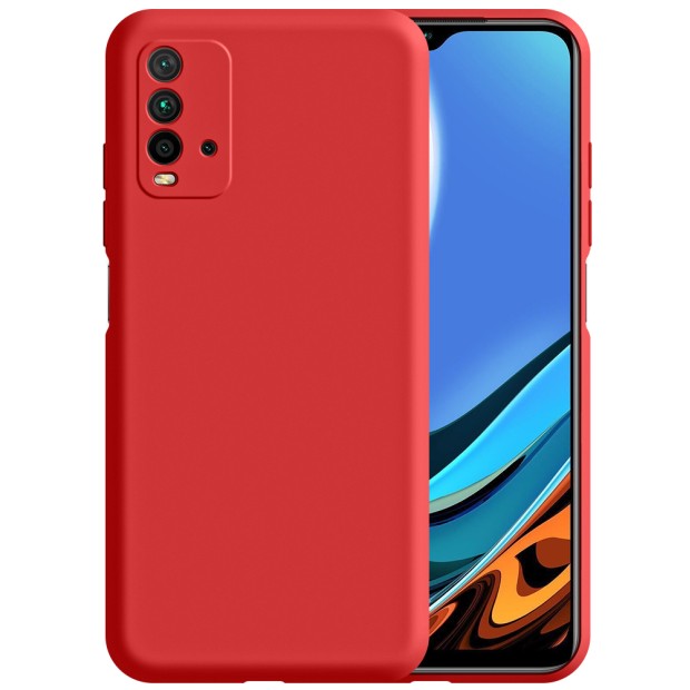 Силикон Original 360 ShutCam Case Xiaomi Redmi 9T (Тёмно-красный)