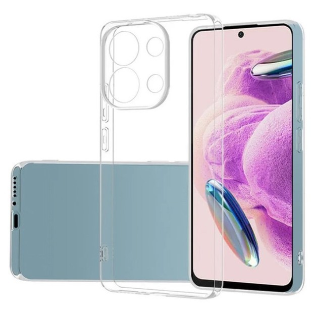 Силикон WS Xiaomi Poco X6 / Note 13 Pro 5G (ShutCam) (Прозрачный)