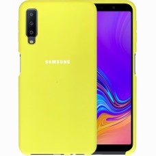 Силикон Original Case HQ Samsung Galaxy A7 (2018) A750 (Лимонный)
