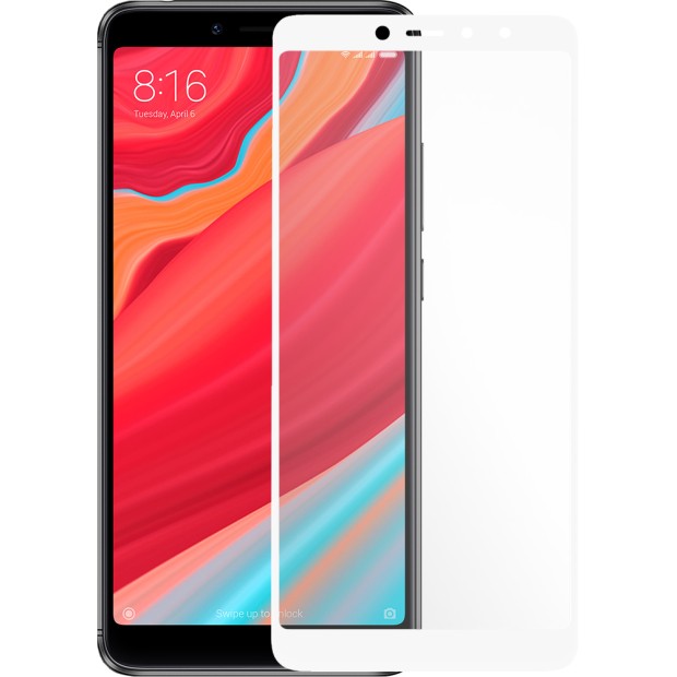 Стекло 3D Xiaomi Redmi S2 White