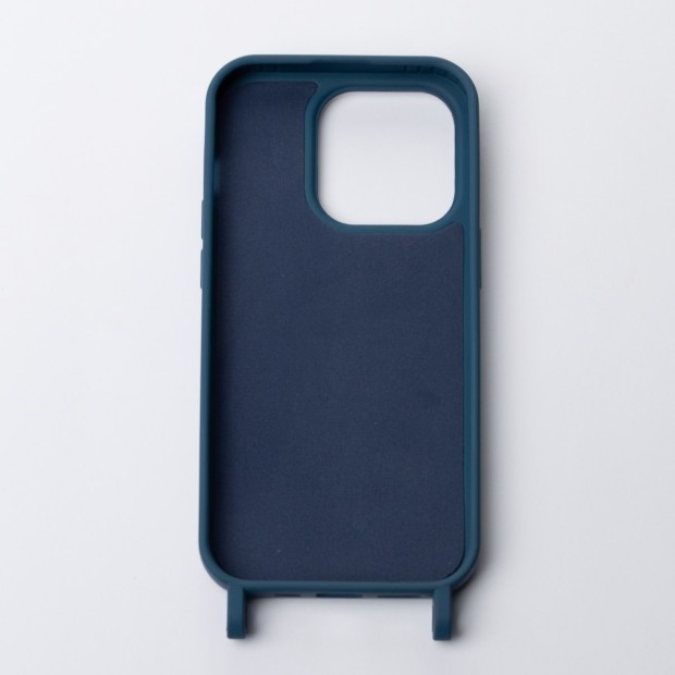 Накладка Cord Case Apple IPhone 15 Pro (Синий)