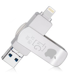 USB флеш-накопитель 3в1 Touch & Go 007 Metal Series 32Gb (IOS / Android / Wi..