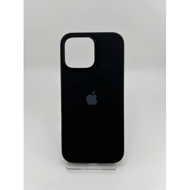 Силикон Original Round Case Apple iPhone 16 Pro Max (07) Black