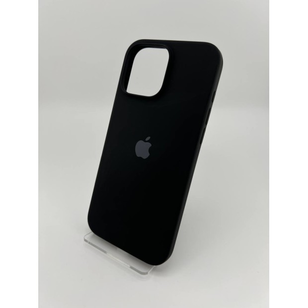 Силикон Original Round Case Apple iPhone 16 Pro Max (07) Black