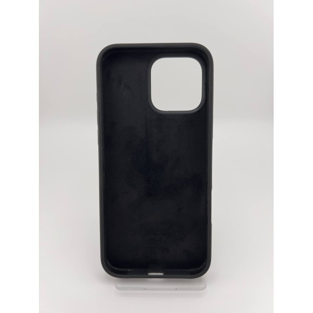 Силикон Original Round Case Apple iPhone 16 Pro Max (07) Black