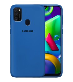 Силикон Original Case Samsung Galaxy M21 (2020) (Кобальт)