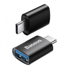 Переходник OTG Baseus USB to Type-C 3.1 CATOTG-01 (Чёрный), Харьков, Киев, Украинга