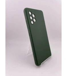 Силікон оригінальний Samsung Galaxy A32 (2021) (ShutCam) (Темно-зелений)