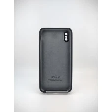 Чохол Original Square RoundCam із силікону для Apple iPhone XS Max (07) чорний.