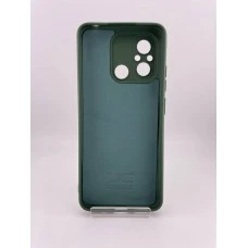 Силіконовий чохол Original Xiaomi Redmi 12C  /  11A (ShutCam) (Темно-зелений)