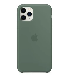 Силиконовый чехол для Apple iPhone 11 Pro Max (Pine Green).