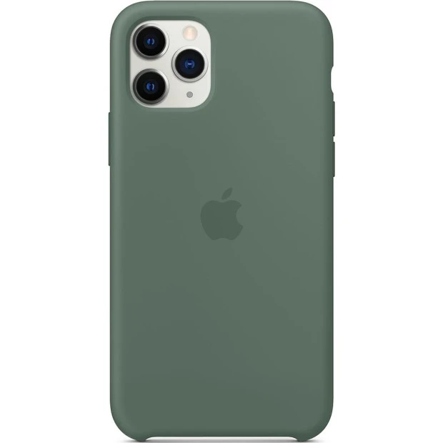 Чехол Silicone Case Apple iPhone 11 Pro Max (Pine Green)