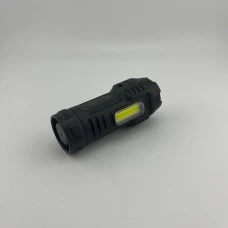 Ліхтарик LED KJ-6831 з акумулятором 400mAh (Чорний)