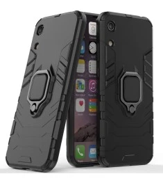 Бронь-чехол Ring Armor Case Huawei Y6 Pro (2019) (Чёрный)