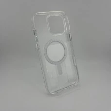 Силикон Space Case MagSafe Apple iPhone 16 Pro Max (Прозрачный)
