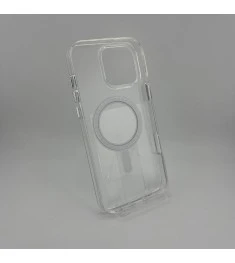 Силіконовий чохол Space Case MagSafe для Apple iPhone 16 Pro Max (Прозорий)