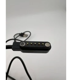 USB-кабель для смарт-годинника універсальний 5pin (3 x 12мм) (Чорний)
