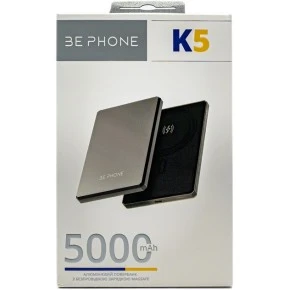 Беспроводной аккумулятор BePhone K5 20W 5000mAh (Black) BP-K5-BK