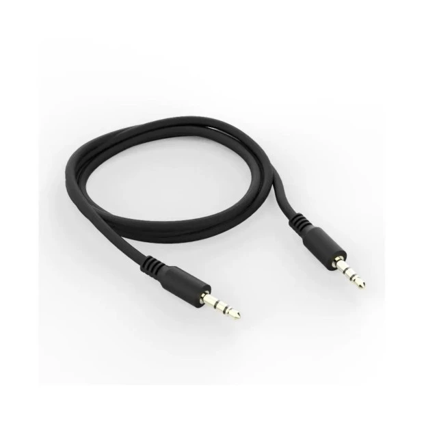 Кабель Rivex AUX 3,5мм  /  3,5мм (B Клас) (1м) (Чорний)