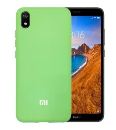 Силикон Original 360 Case Logo Xiaomi Redmi 7A (Зелёный)