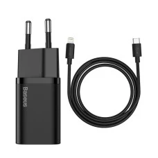 Baseus GaN5S 20W PD QC Charger Adapter (1 Type-C) (Black) P10162503113-00
