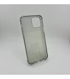 Силіконовий чохол 6D для Apple iPhone 12  /  12 Pro (Сірий)