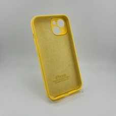 Силикон Original RoundCam Case Apple iPhone 14 (13) Yellow