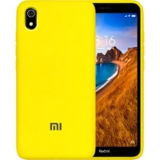 Силикон Original 360 Case Logo Xiaomi Redmi 7A (Желтый)