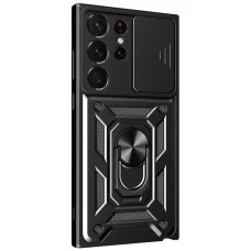 Чохол-книжка Ring Serge Armor Case Samsung Galaxy S25 Ultra (ShutCam) (Чорний)