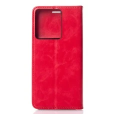 Чехол-книжка Elegant Original Xiaomi Redmi Note 14 Pro 4G (Тёмно-красный)