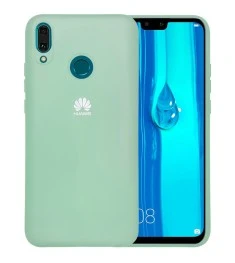 Силіконовий чохол Original 360 Case Logo для Huawei Y9 (2019) (Бірюзовий)