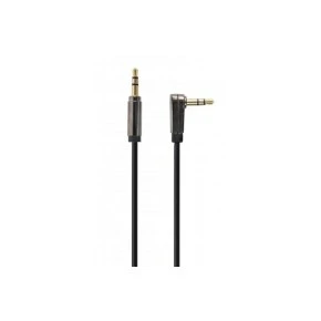 Кабель AUX Cablexpert CCAP-444L-6 Angled (3.5mm - 3.5mm) (1.8m) (Чёрный)