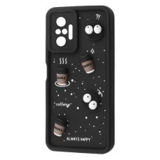 Чохол Pretty Things Case Xiaomi Redmi Note 10 Pro (чорний / кофейний)